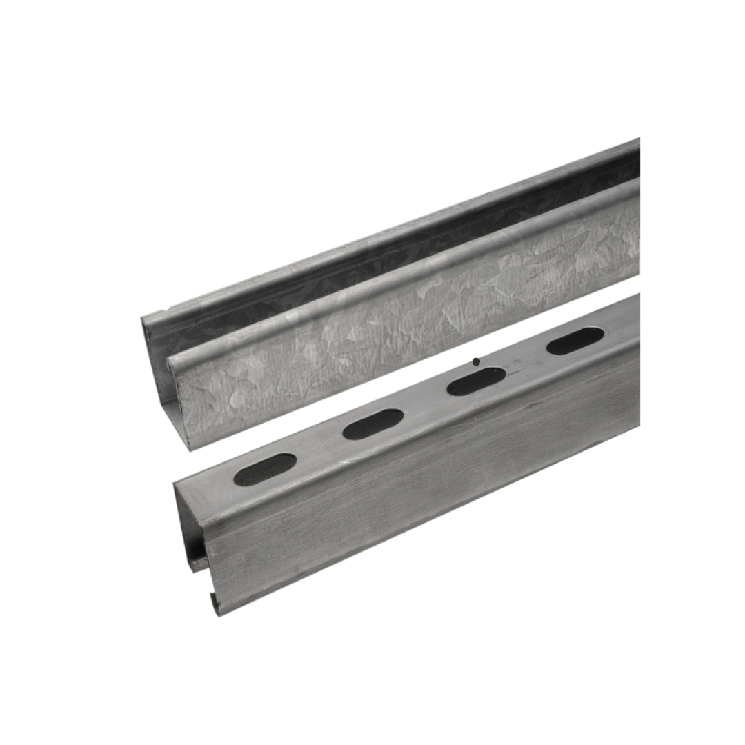 9850200 Perfil Unicanal Perforado de 4X4