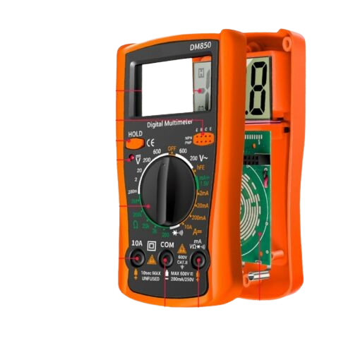 DM850 Multímetro Digital Orange Aneng