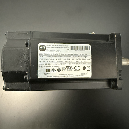 MPL-B330P-SJ72AA Servomotor 460V