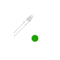 LED  ULTRABRILLANTES COLOR VERDE  DE 5MM THT