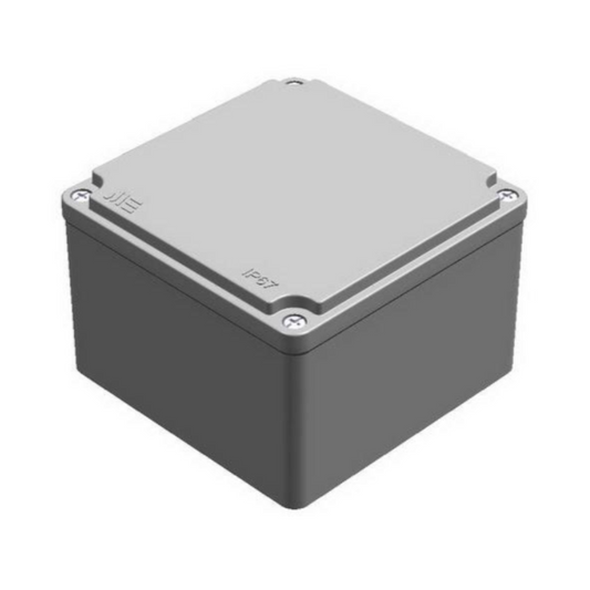 Tapa de Aluminio para Caja de Conexiones 130x130x90 - 402511 - Mete Enerji