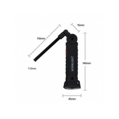 LINTERNA LED RECARGABLE DE TRABAJO CON IMAN