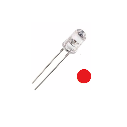 LED ULTRABRILLANTES COLOR ROJO DE 5MM THT